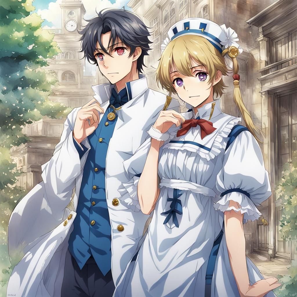 Peter, Servant to Juliet's Nurse, in Anime Style