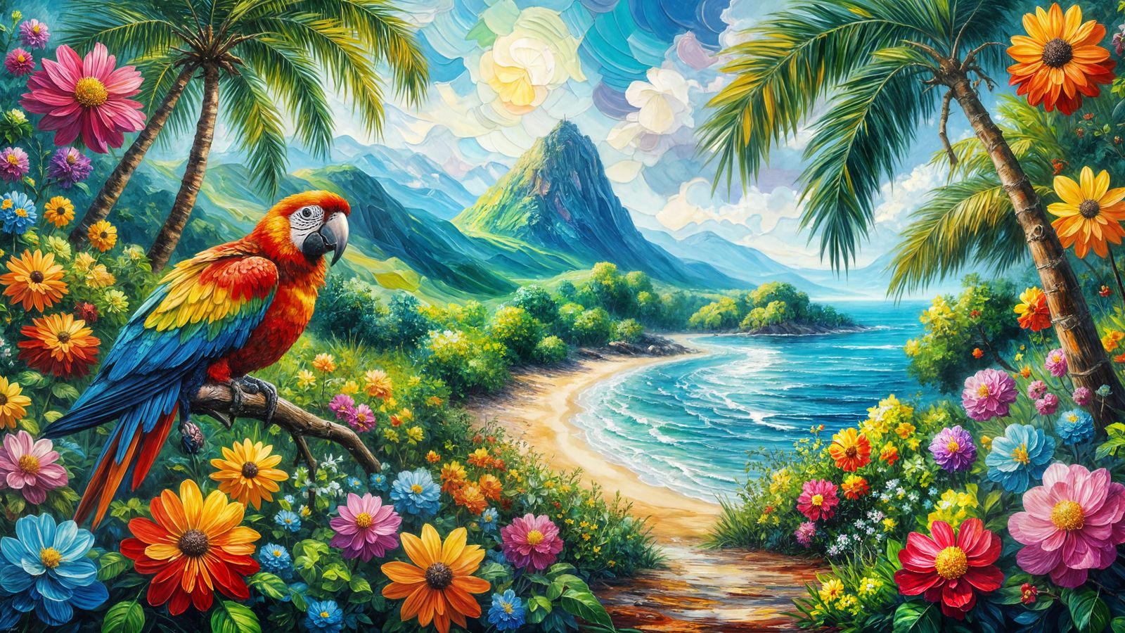 Senhor Arara welcomes you to Praia Paraíso