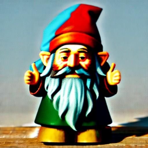 Hippie Gnome Illustration