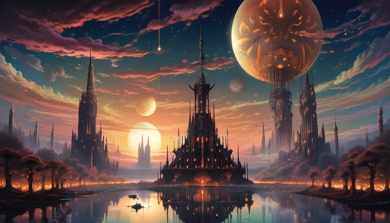 Anime Style Carcosa: Cursed City of Cosmic Horror