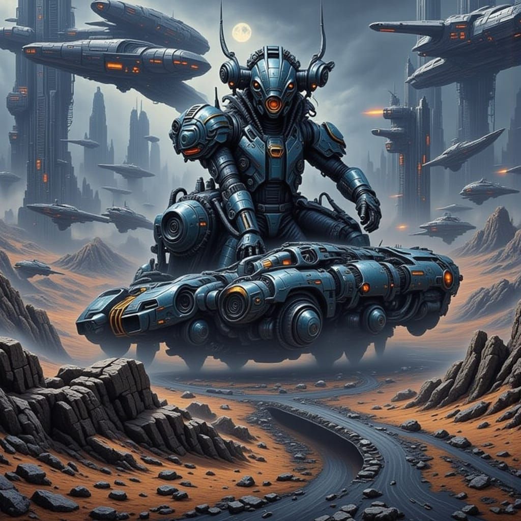 Futuristic Sci-Fi Vehicle Design