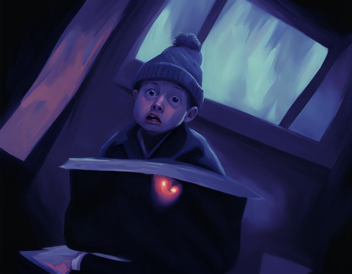 Solitary House Amidst Barren Landscape