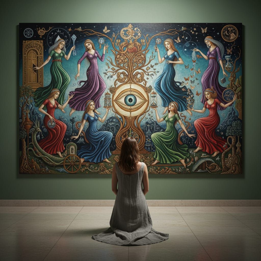 Surrealist Painting Contemplation