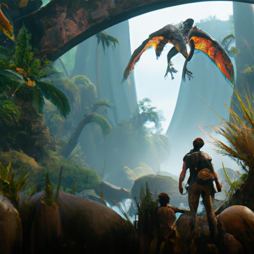 Alan Grant Jurassic Park Portrait in Detailed Matte Painting