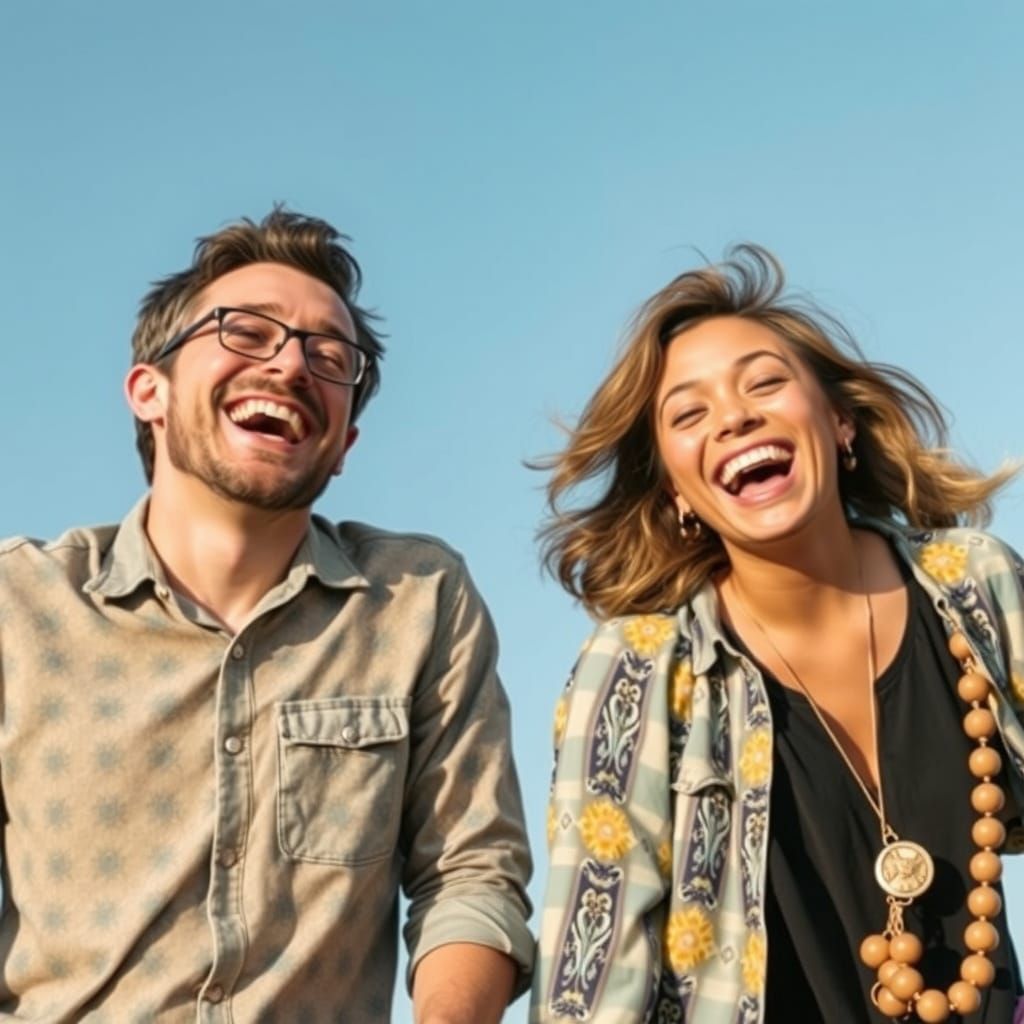 Radiant Joyful Scene