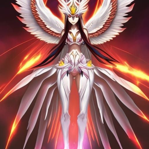 Angelic Insect Goddess Portrait in Hyperdetailed Style