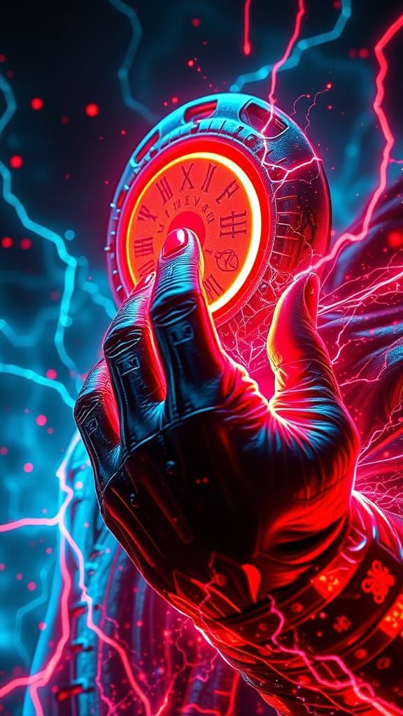 Hyper-Realistic Cinematic Precision Red Button