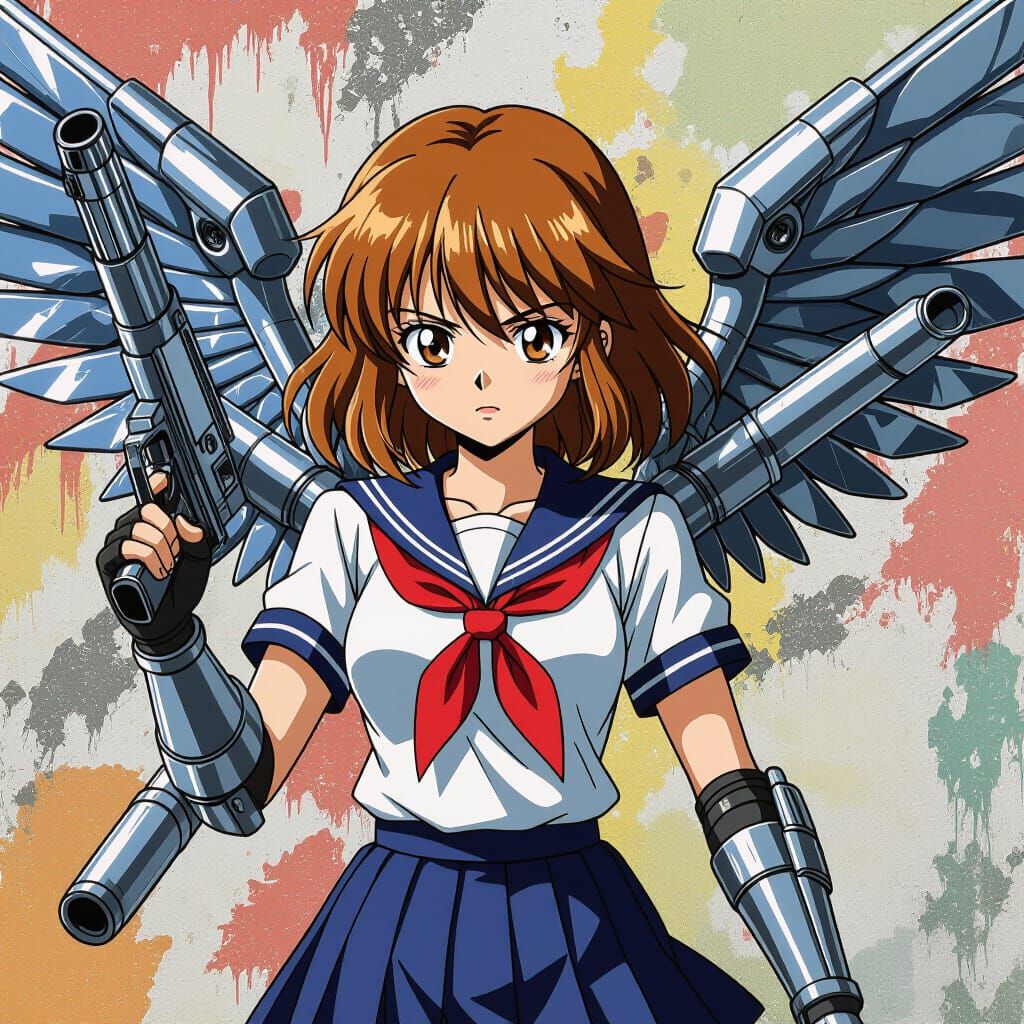 80s Anime Style Chise: Shy Girl to Ultimate Weapon