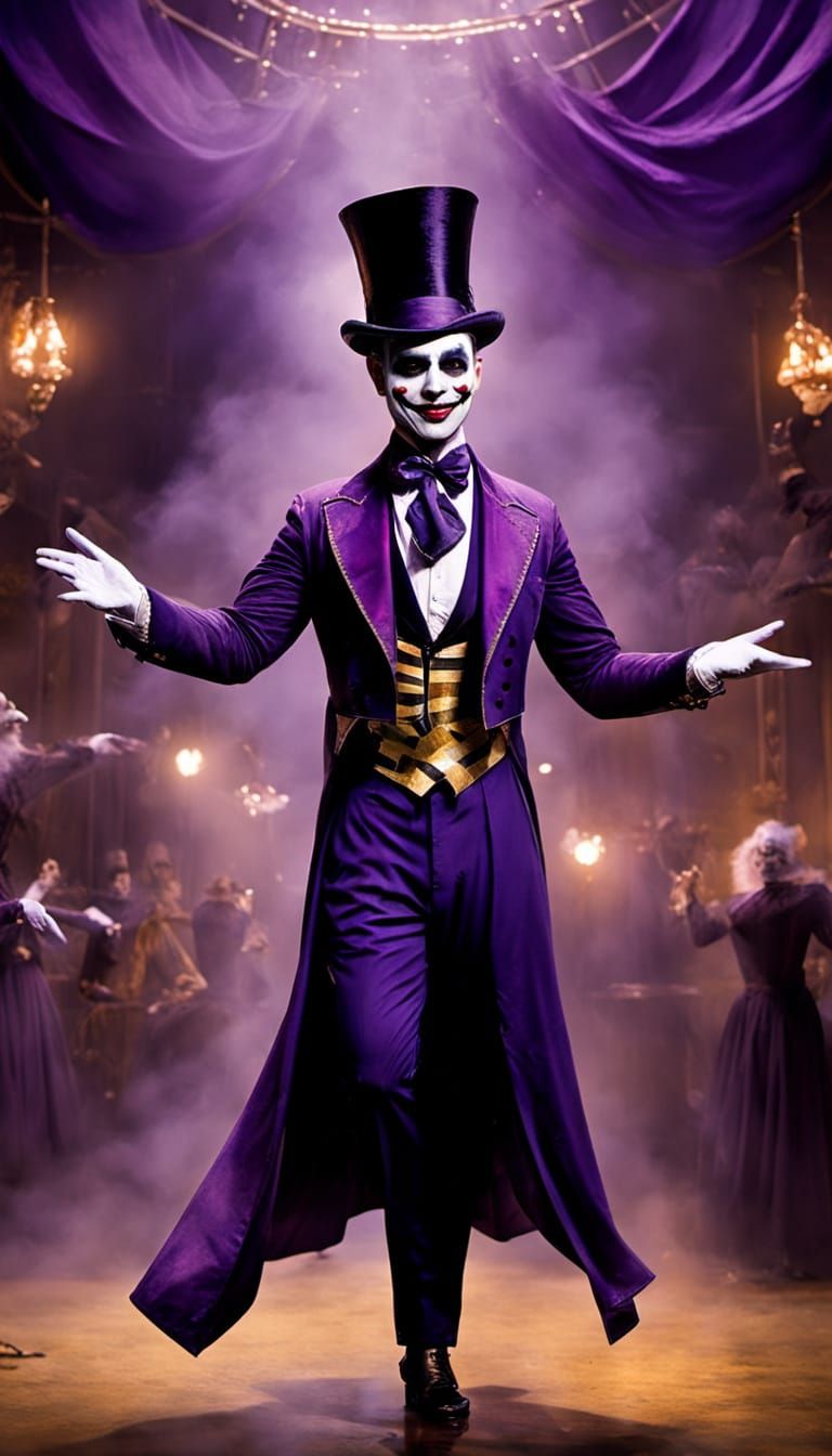 Surreal Circus Horror: The Great Milenko in Oil