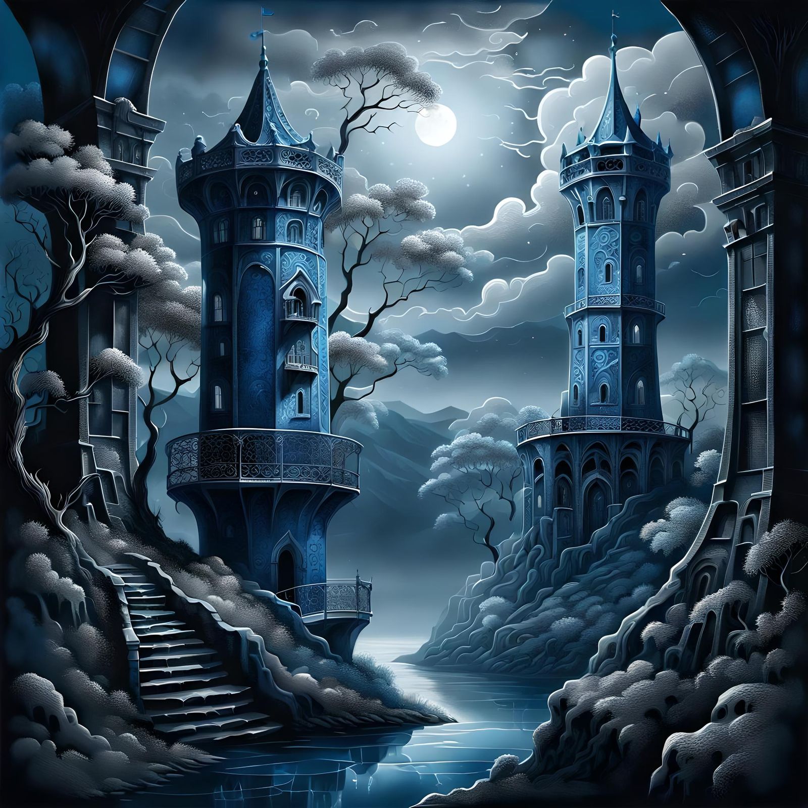 the monochromatic tower land