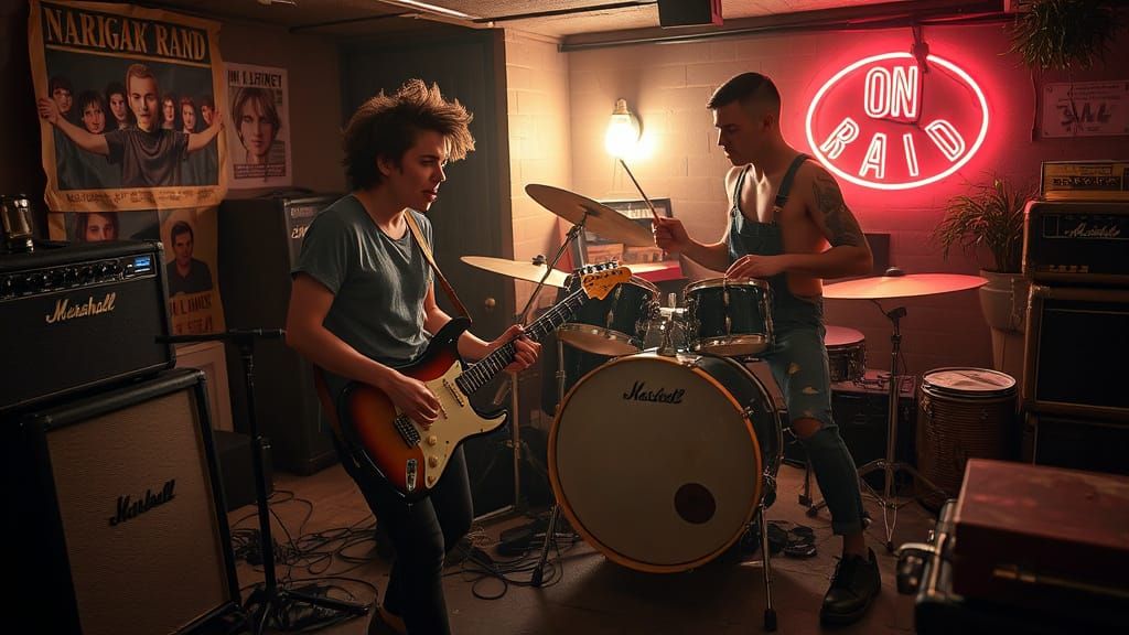 Raucous 90s Grunge Basement Session