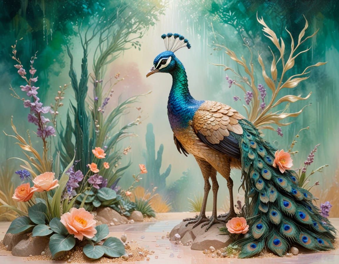 Vegas Mirage Goddess in Watercolour Splashes