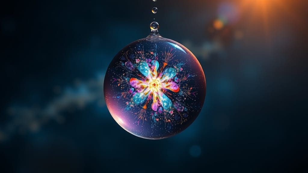 "Universe in a Droplet"