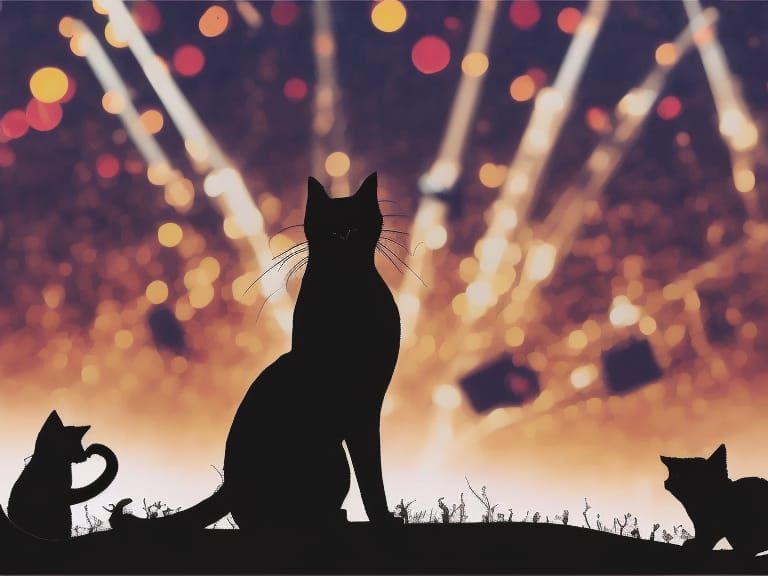 Cat at a rock concert #1