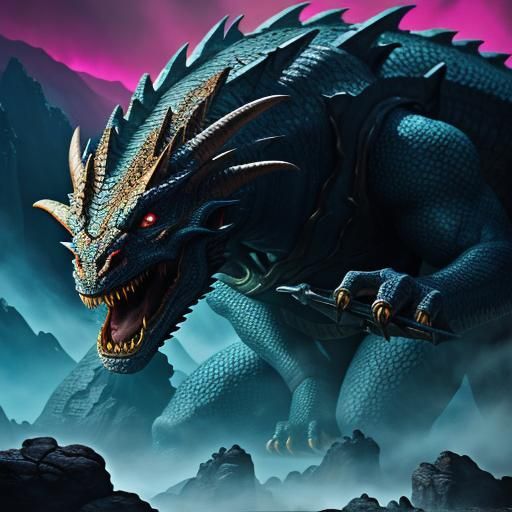 High Fantasy Dragon Egg Cinematic Digital Art