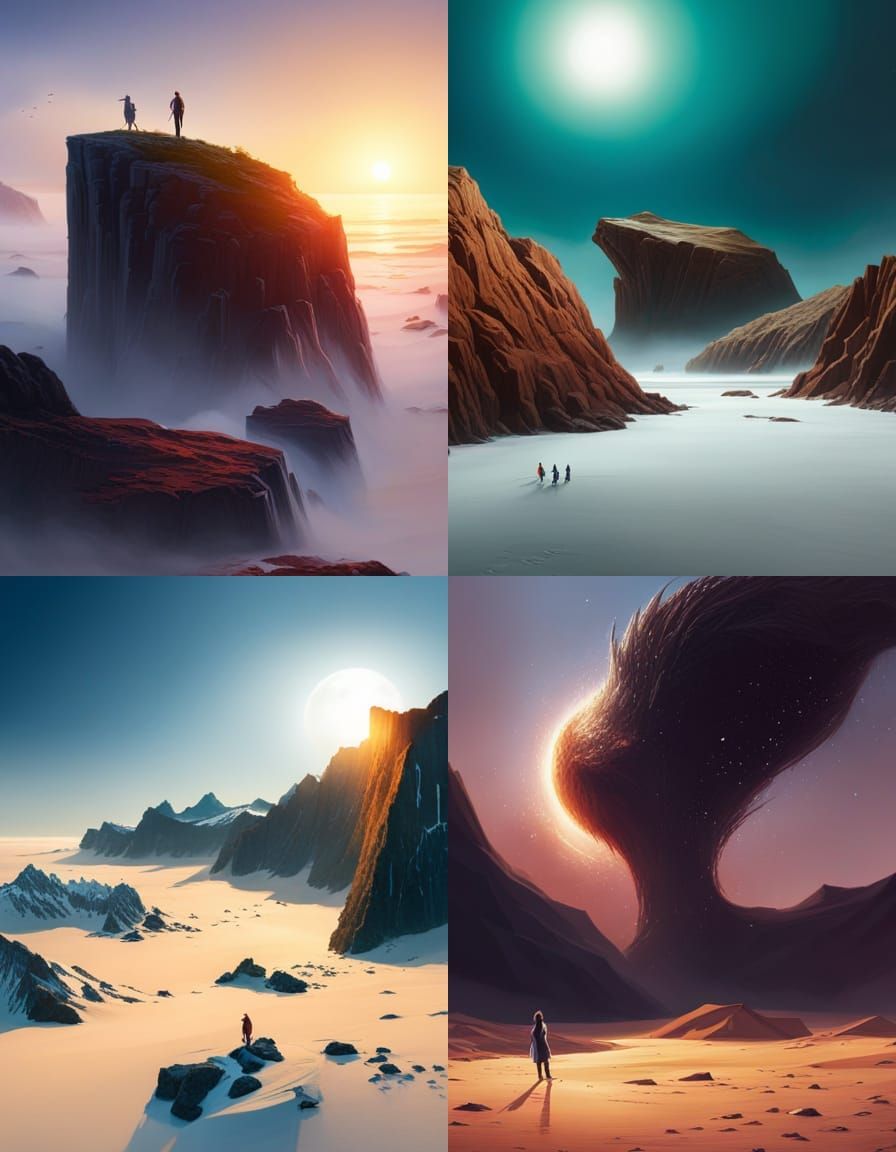 Contemplative Portrait in Minimalist Style