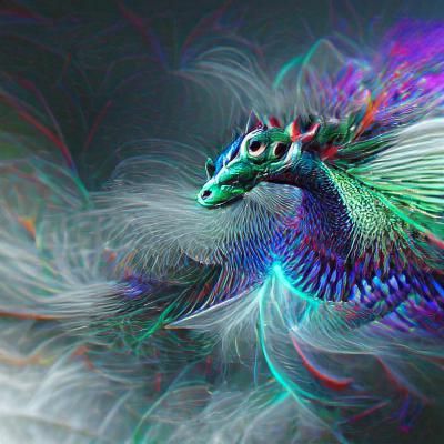 A PEACOCK DRAGON