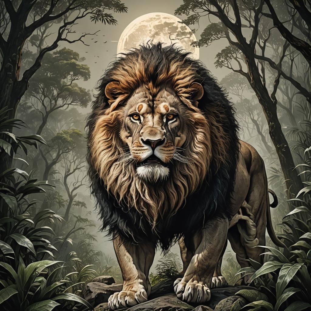 a lion