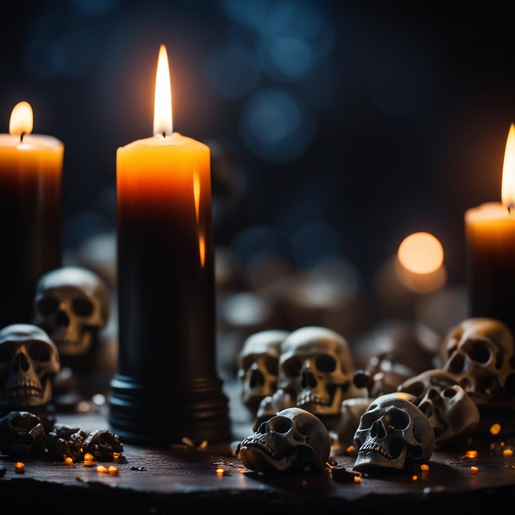 Candles Depicting Mortality in Professional Photography
