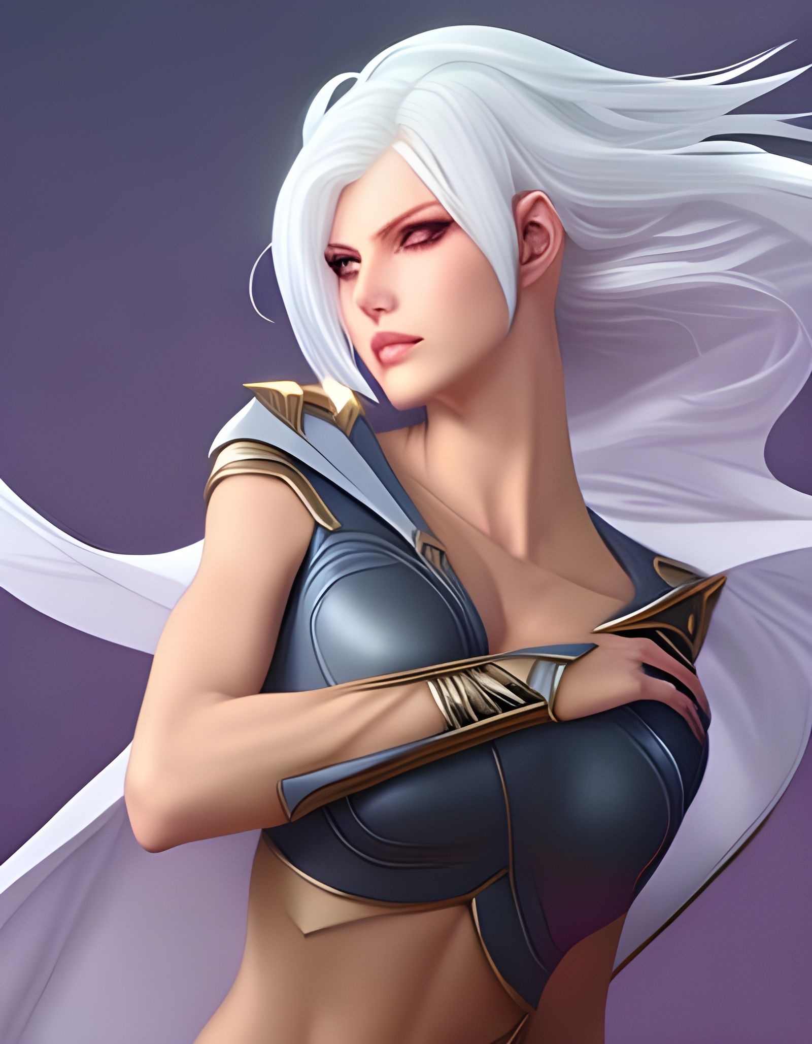 Ethereal Fantasy Woman in Hyperdetailed Concept Art