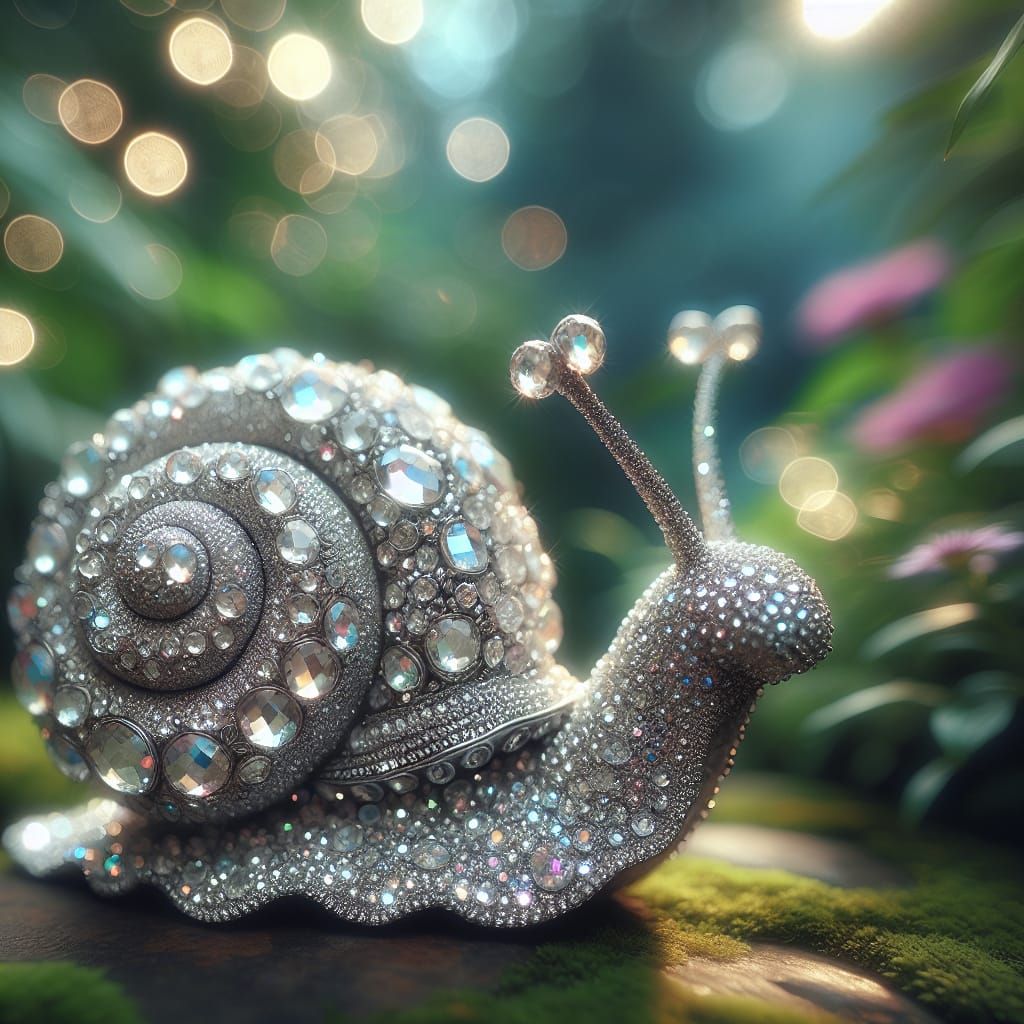 Bedazzled snail