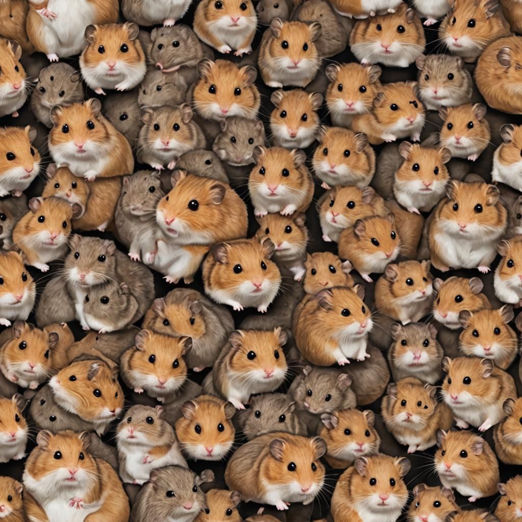 Cute Hamster Generated by AI