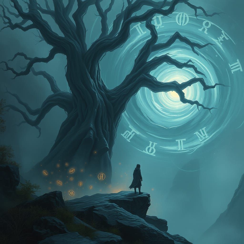 Mystical Soul Ascension in a Dreamlike Realm