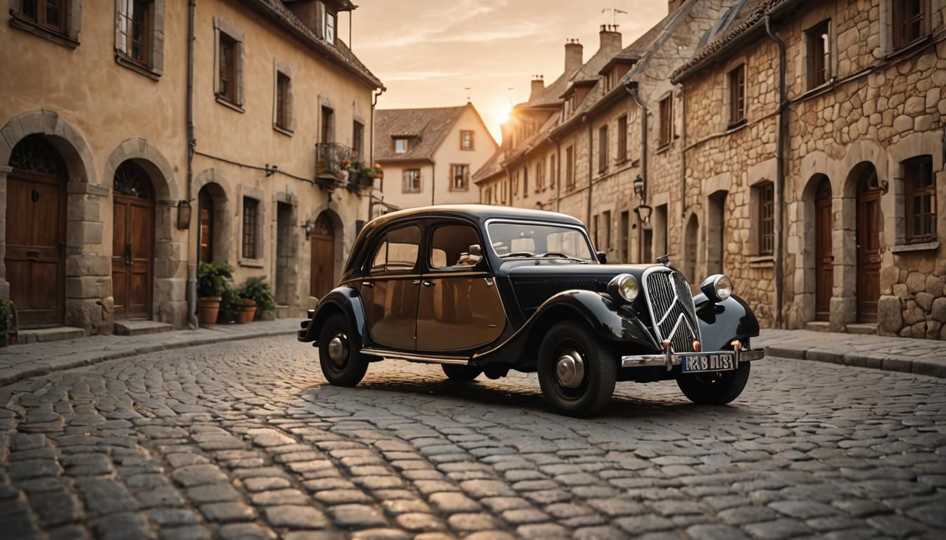 Classic 1936 Citroën in Vintage Automotive Photography