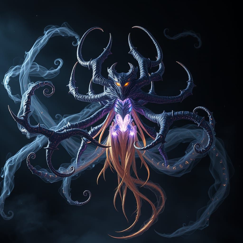 Ethereal Vorlon Entity in Iridescent Form