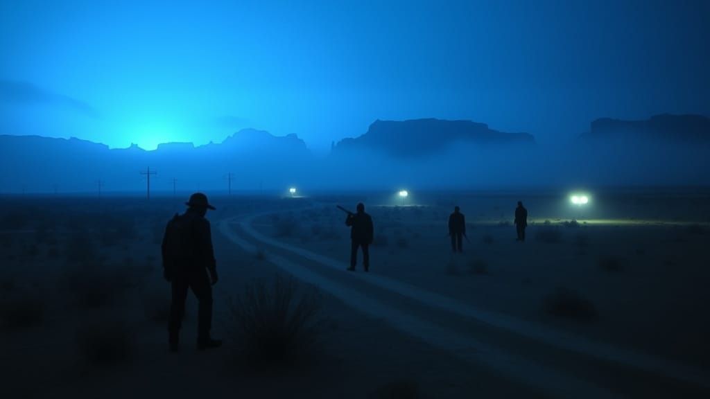 MIB Agents Investigate Skinwalker Ranch with Eerie Blue Ligh...