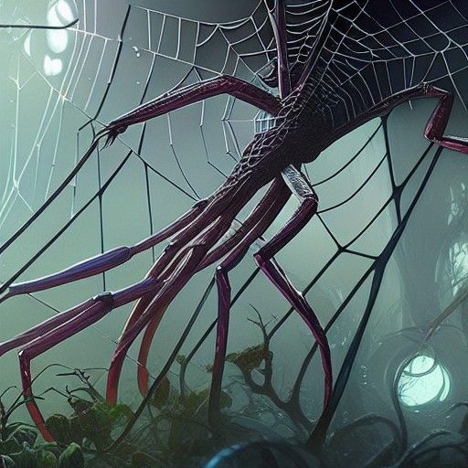 Eldritch Horror: Spider of Love with Heart Web