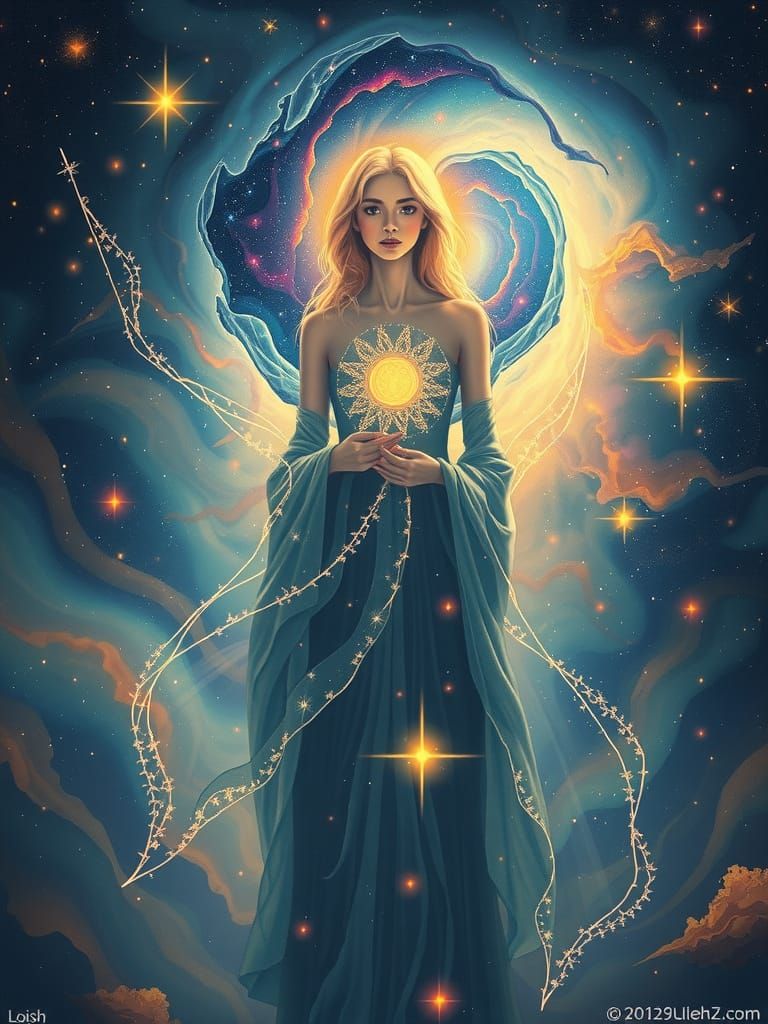 Ethereal Star Architect in Nebula