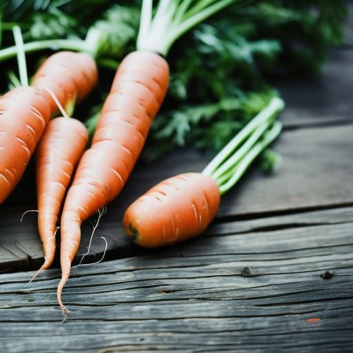 Stunning Professional Photo of a Single Carrot