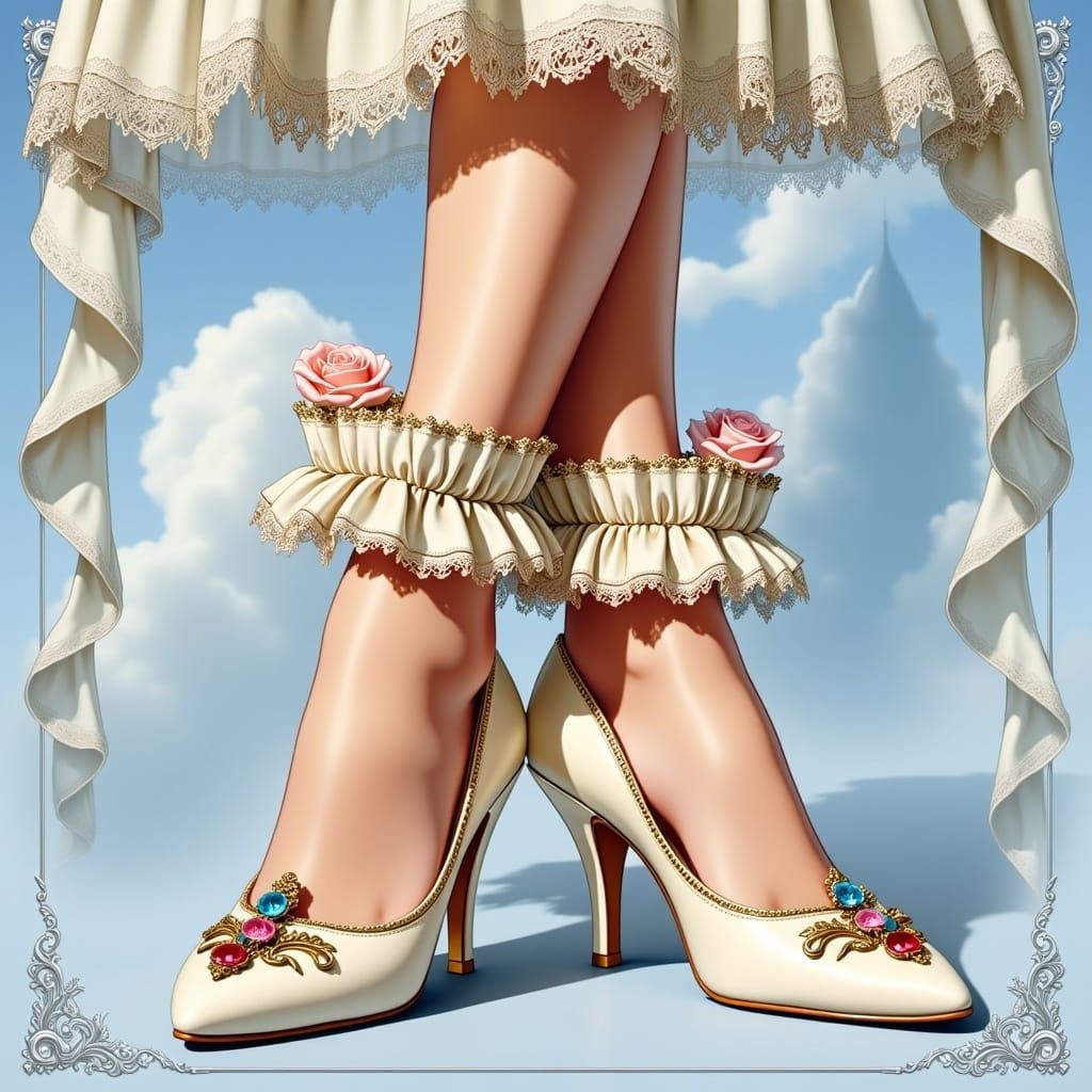 Rococo Fashion: Elegant Footwear for a Discerning Madame