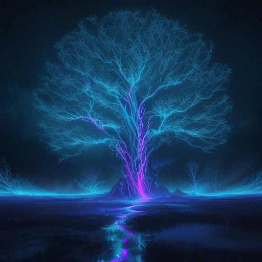 Ethereal Christmas Tree Concept Art