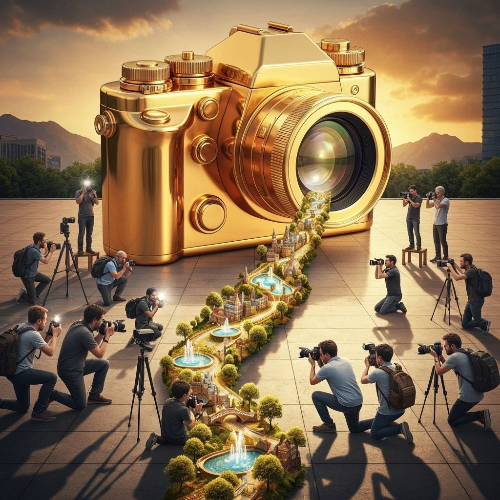 Golden Camera Creates Miniature Kingdoms: Photography Day Sc...