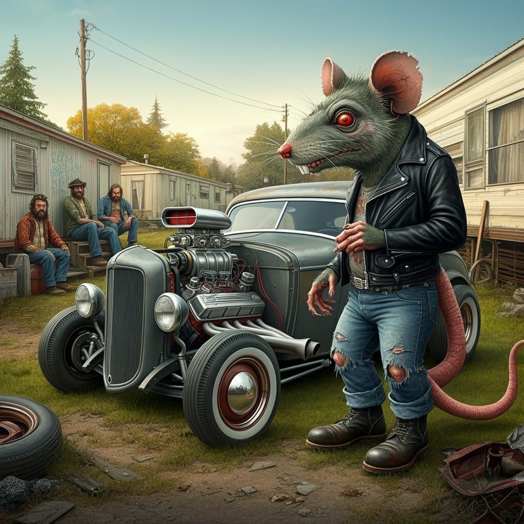 Ratfink Roams 1970s Rural Trailer Park