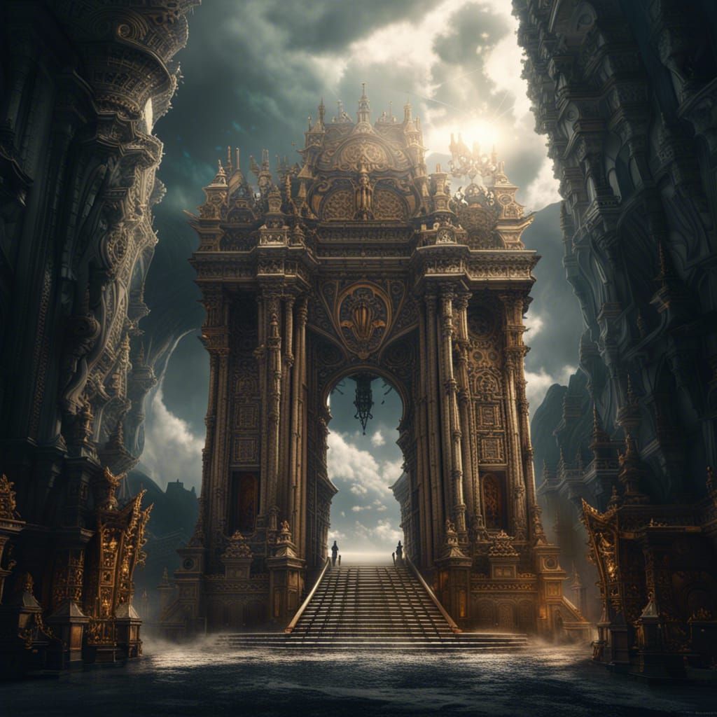 Epic Gates of Heaven: Digital Matte Painting