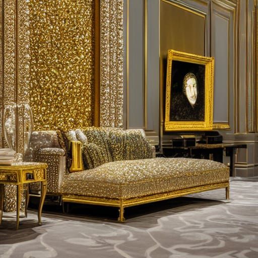 High-End Fashion Photography of VIP in Lavish Room