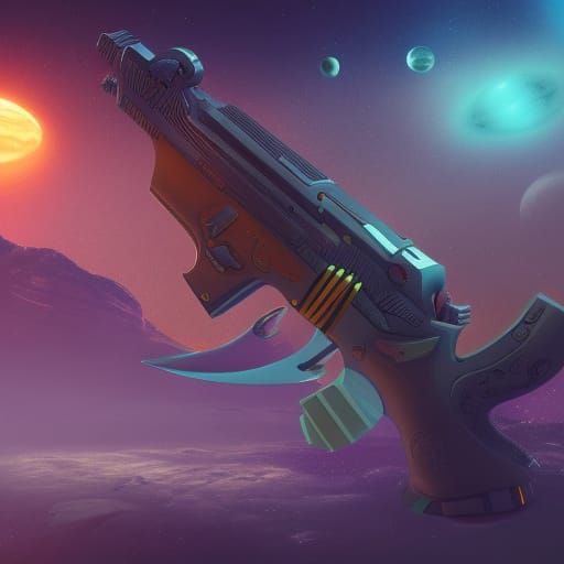 Cat in Space: Detailed Matte Painting