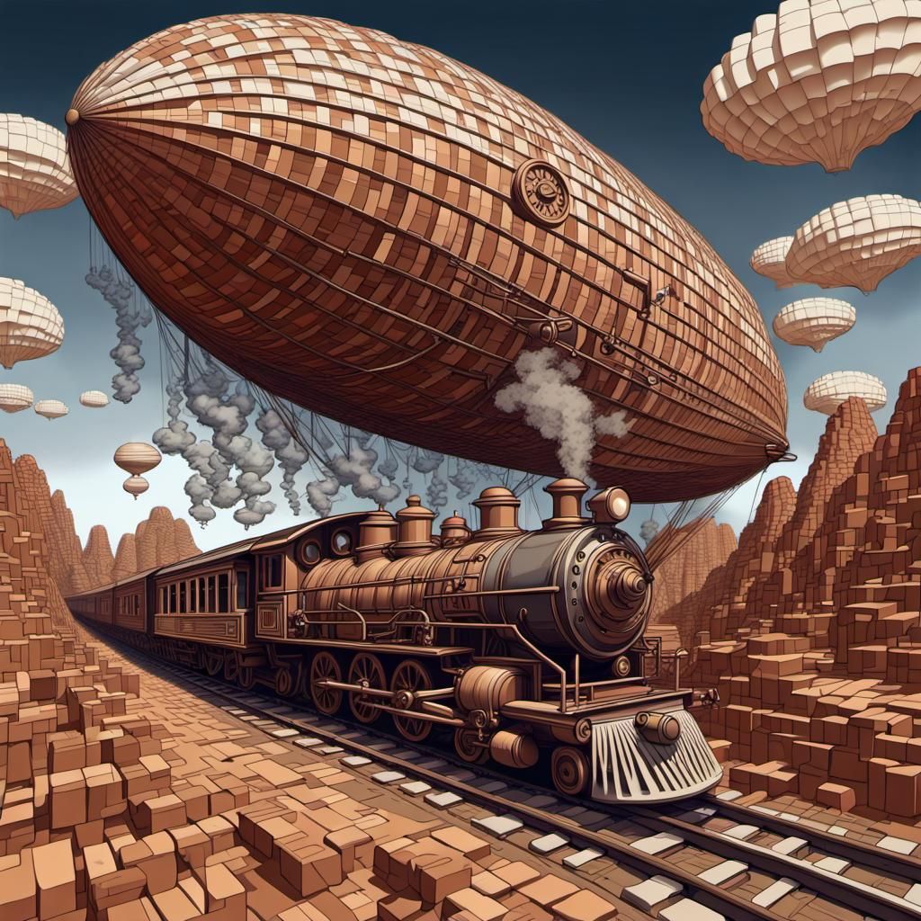 Steampunk Old West: Bricks, Railways and Airships