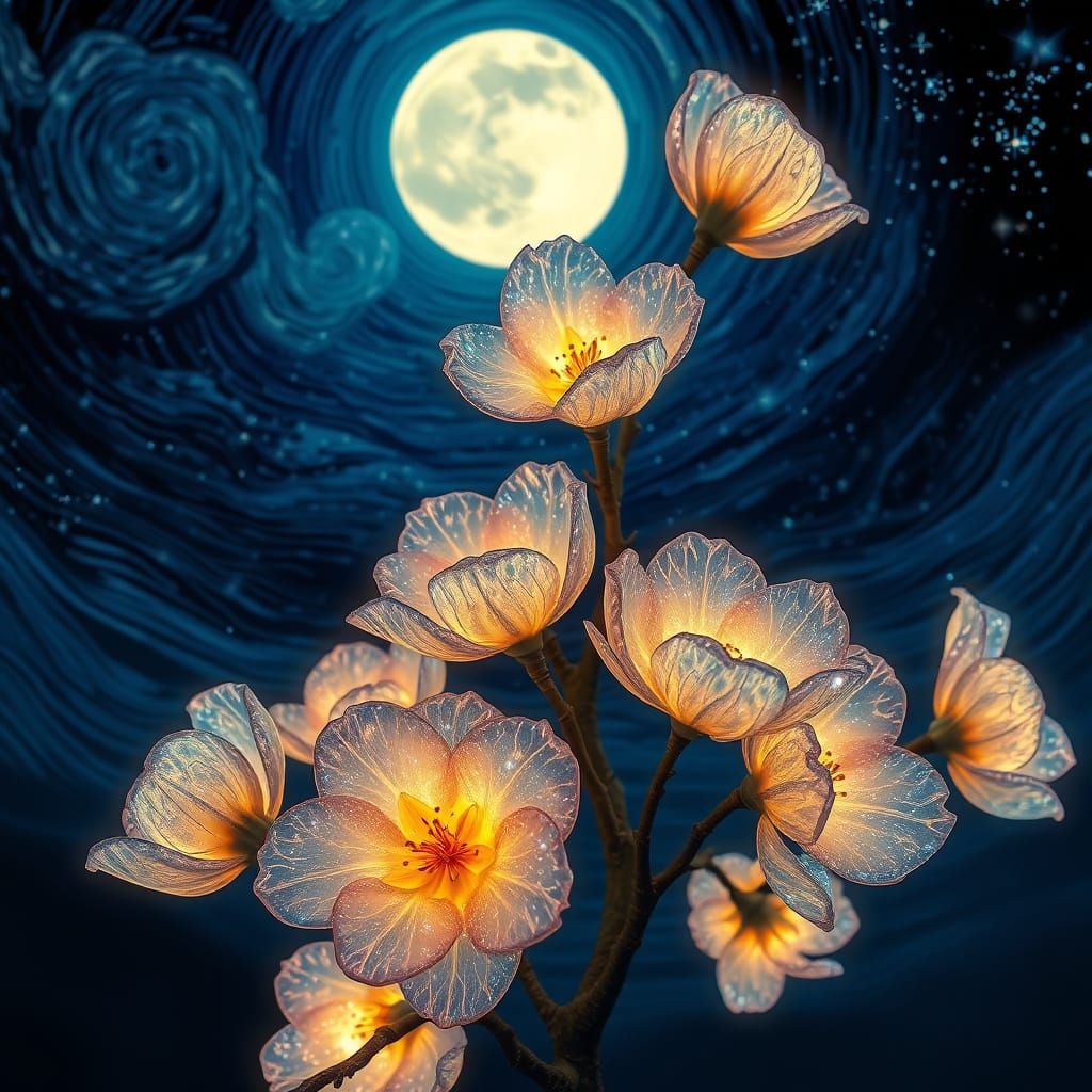 Botanical night light 