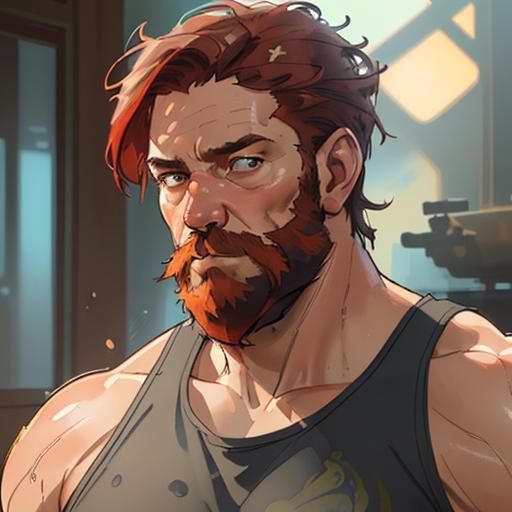 Marine Portrait in Hyperdetailed Artstation Style