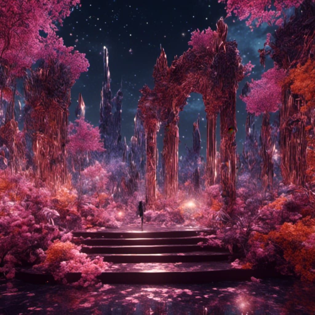 Crystalline Space: A Matte Painting Fantasy