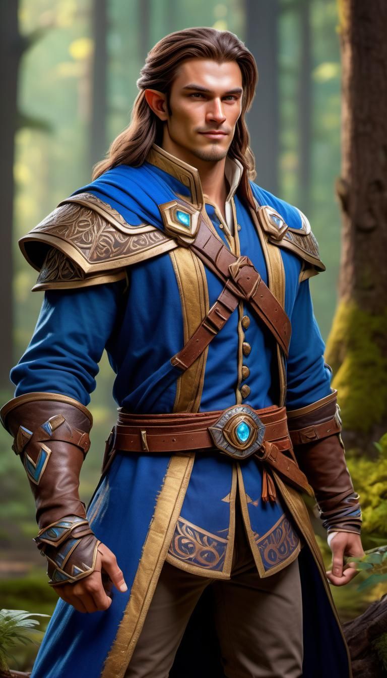 Teen Ranger in Royal Clothes, Warcraft Style