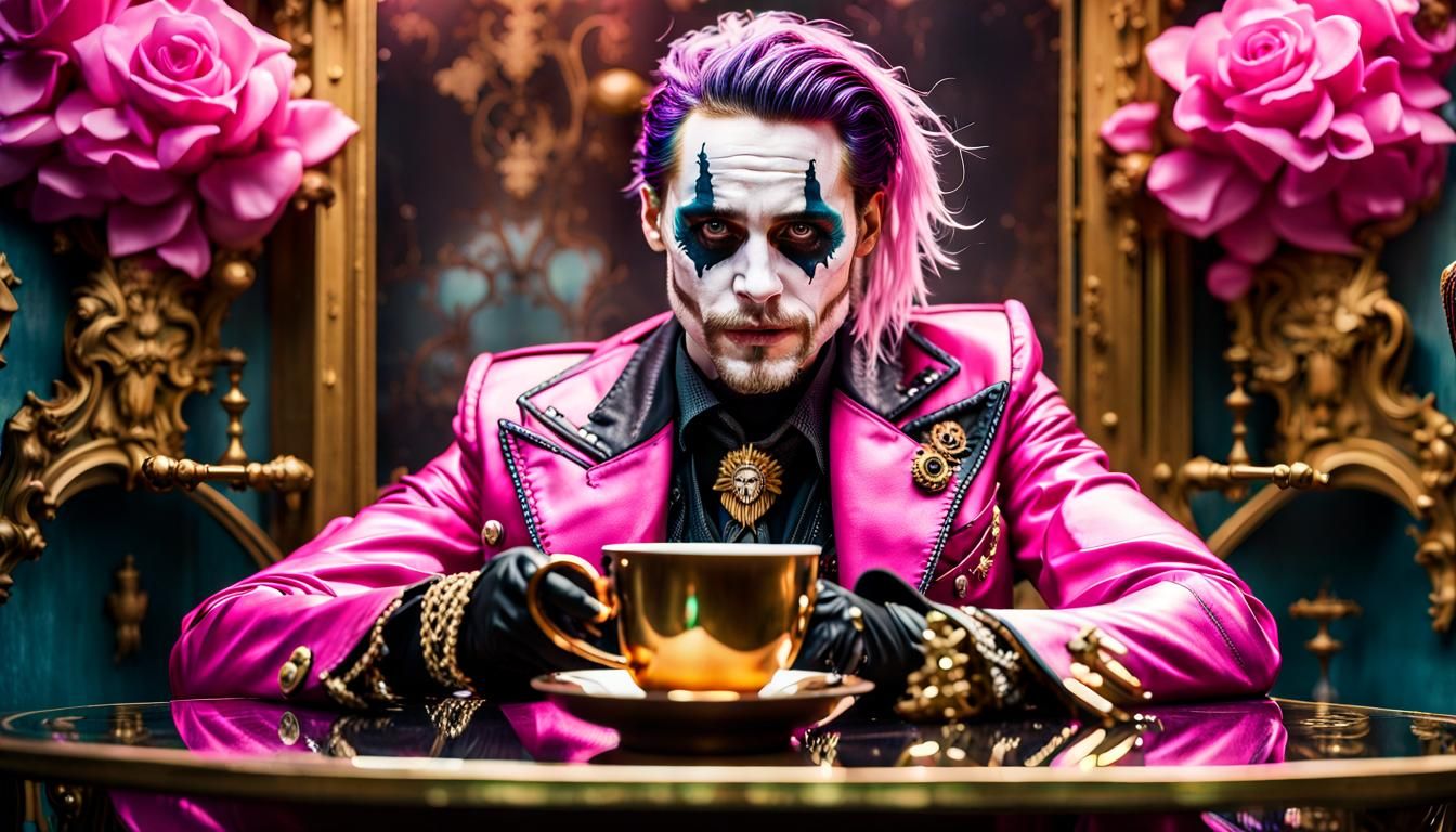 The Joker "Jared Leto" at tea time