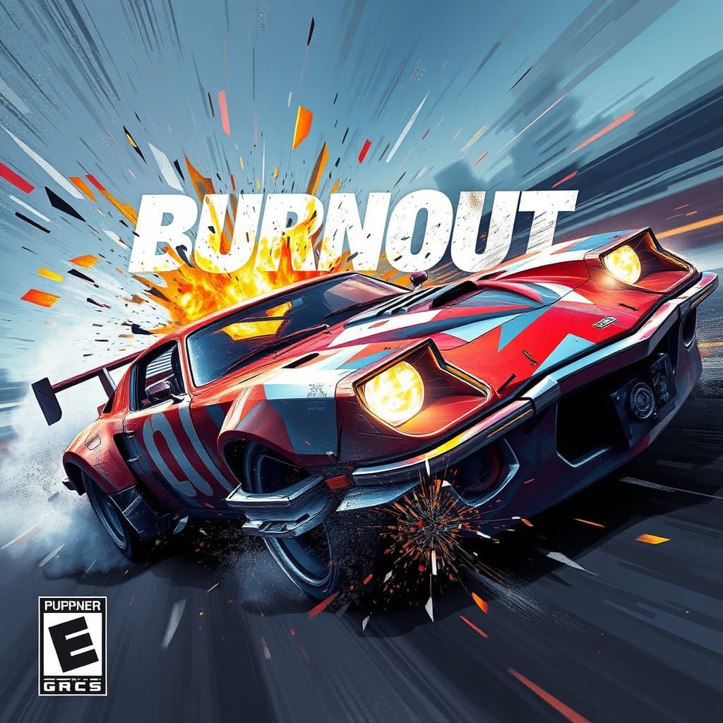 High-Speed Rival Takedown in Neon-Lit Cityscape