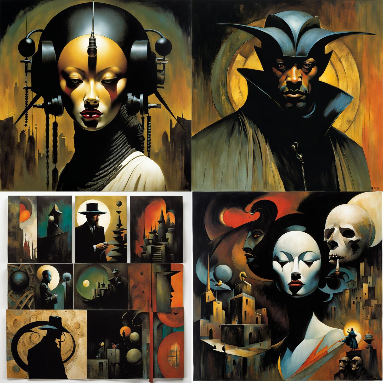 Dark Fantasy Digital Collage