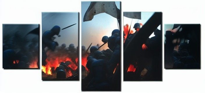 Medieval Battlefield Armies Clash in High Definition