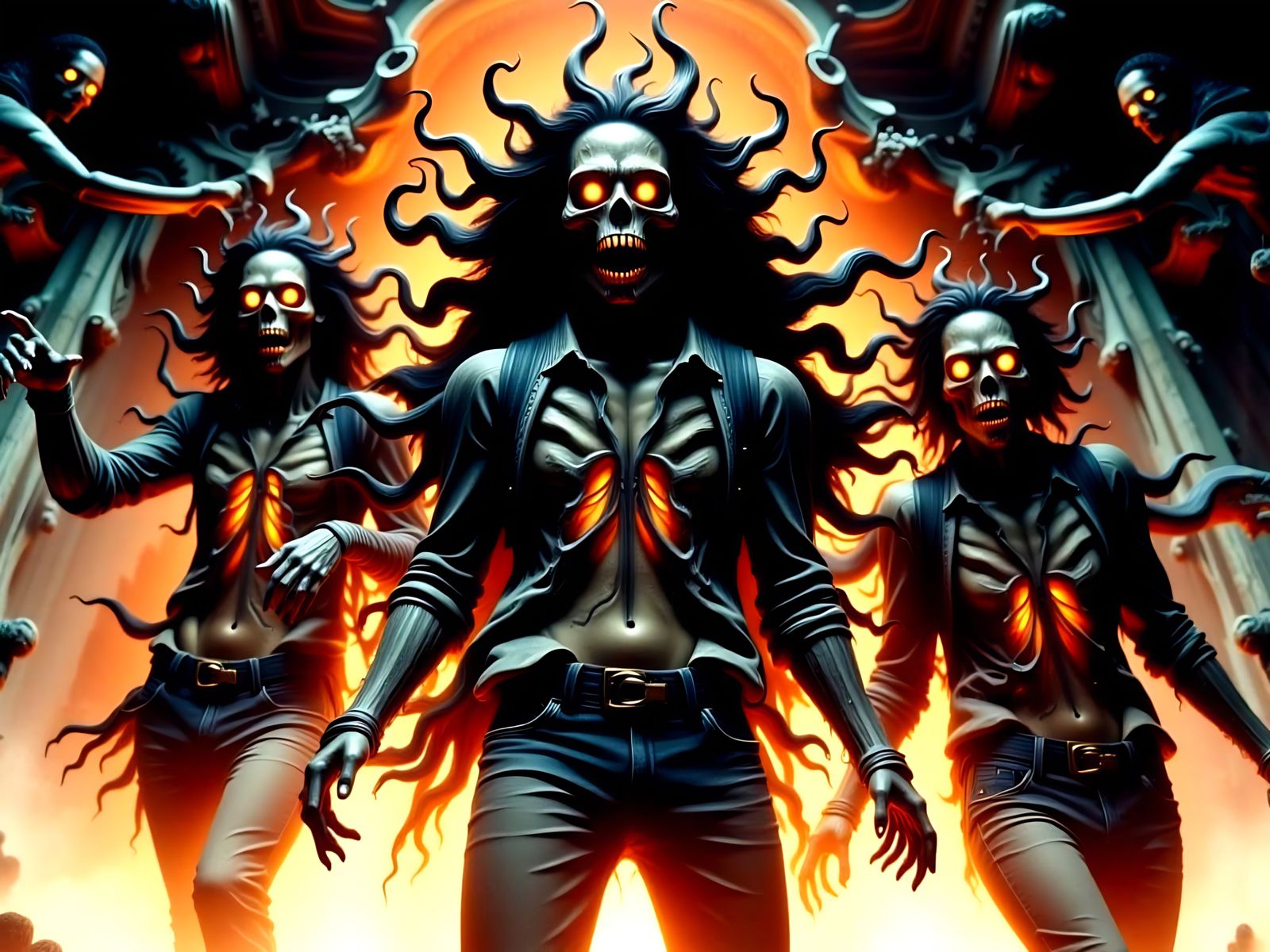 Dark Fantasy Haunting in Macabre Mansion